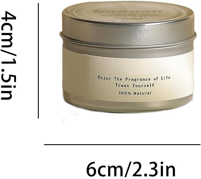 Soy Wax Candle, Aromatherapy Scented Candle, Long Lasting 20 Hour Burning Cotton Wick, Relaxing Home Fragrance for Bedroom Bathroom Office Meditation Hiking Dinner Table Desktop Decor