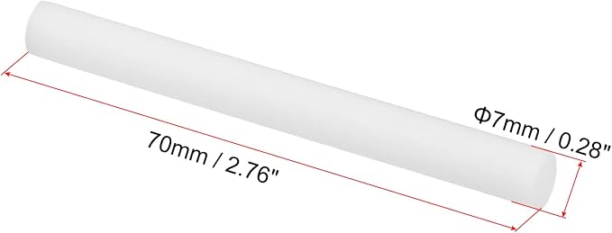 PATIKIL Humidifier Cotton Filter Sticks, 10 Pcs Refill Sticks Filter Wicks Replacement for USB Mini Humidifiers Portable Diffuser (2.76'' x 0.28''), White