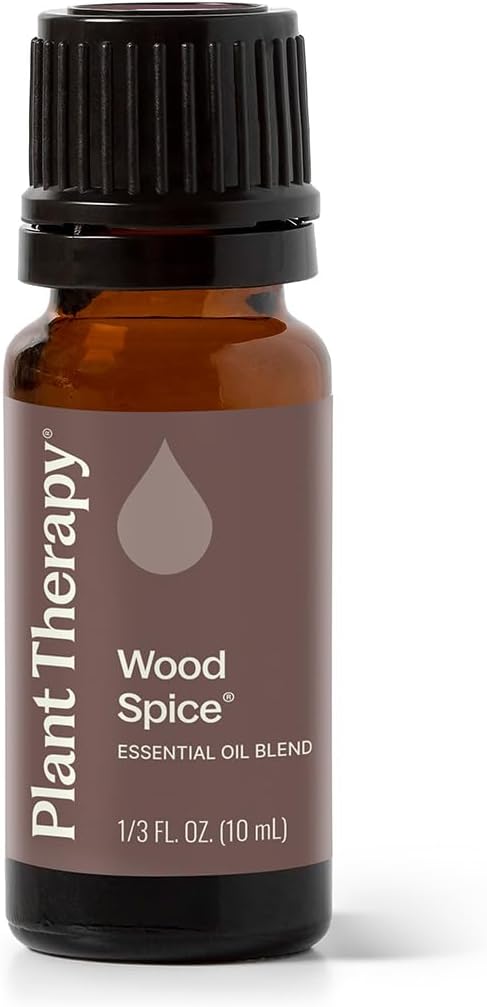 Plant Therapy Wood Spice Essential Oil Blend 10 mL (1/3 oz) 100% Pure, Undiluted Essential Oils, Great for DIYs and Diffusing