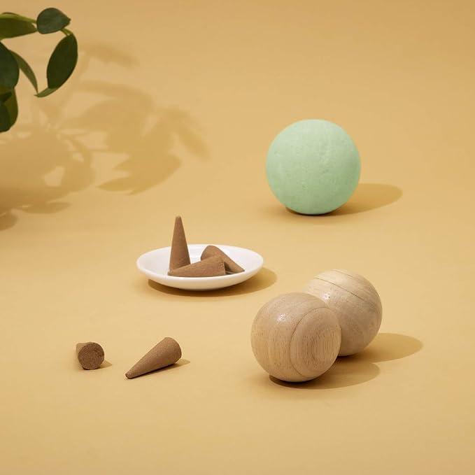 Calm Club | Scented Relaxation Rituals Kit | Scented Candles & Incense Cones | Relaxing Bath Bombs | Self Care Relaxing Gifts for Women | Baoding Stress Balls for Adults |