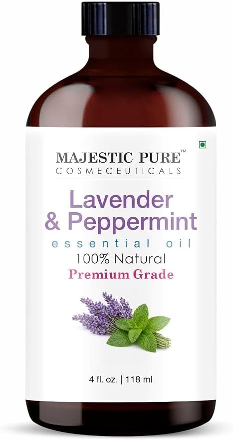 Majestic Pure Lavender & Peppermint Essential Oil 4 Fl Oz