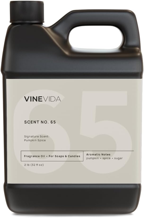 VINEVIDA [32oz] Pumpkin Spice Fragrance Oil for Soap Making Scents for Candle Making, Perfume Oils, Soy Candles, Home Scents Oil Diffusers, Bath Scent Bomb Oils, Linen Spray, Lotions, Car Freshies
