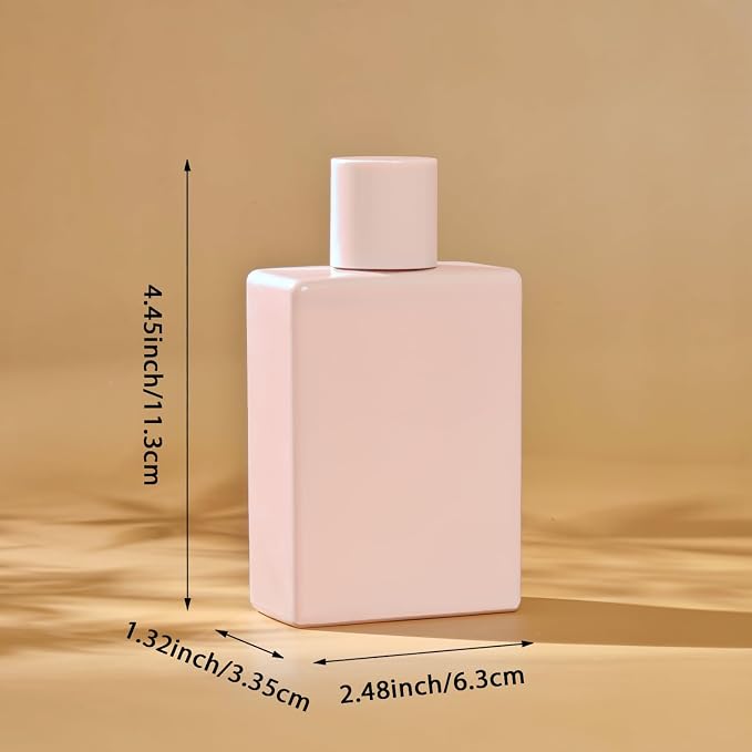 100ml/3.4 Oz Glass Spray Bottle Perfume Atomizer,Empty Refillable Perfume Spray Bottle with 3 Kinds of Dispenser (A5)
