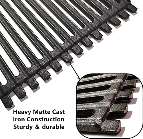 17 in Cooking Grates Replacement for Charbroil Tru Infrared 463242715, 463242716 Grill, G533-0009-W1,Cast Iron Grid Replacement Parts for Nexgrill 720-0882A,BHG 720-0882,Lowes 606682 Gas Grill