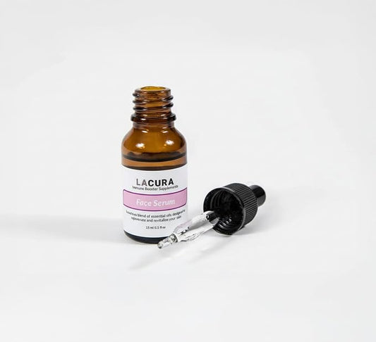 Lacura Therapeutic Face Oil with Vitamin E & Organic Jojoba - Natural Anti-Aging Facial Serum with Essential Oils for Mature Skin - Hydrating for Wrinkles & Dry Skin, 15ml