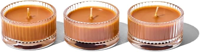 Half Baked Pumpkin Smash Scented Votive Candles by Snif, Festive Fall Candle, 100% Cotton Fiber Wicks, Soy Wax Blend, Non-Toxic, Vegan