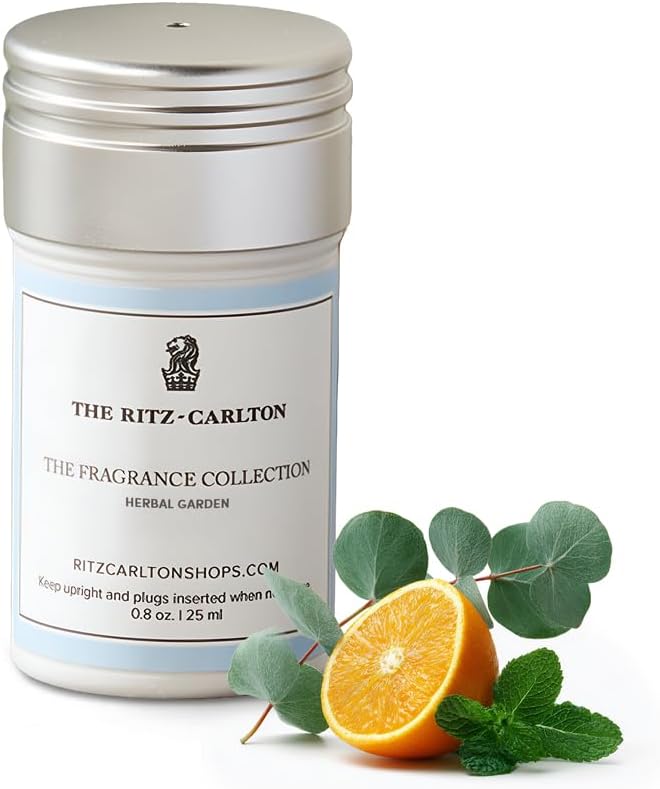 The Ritz-Carlton Room Diffuser Refill - Herbal Garden - Notes of Garden Mint, Eucalyptus, Citrus, and Spice