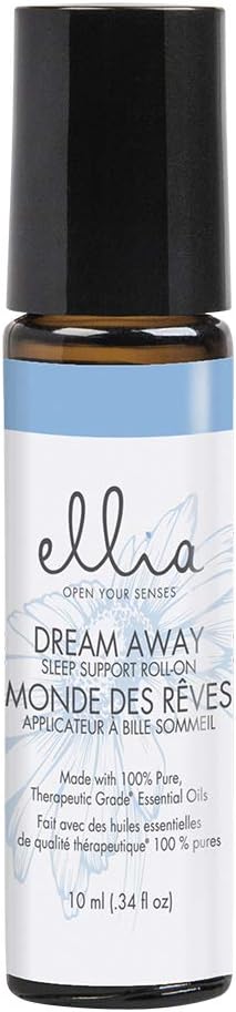 Ellia Essential Oil Roll-On | Dream Away Blend| 10ml, 100% Pure, Therapeutic Grade