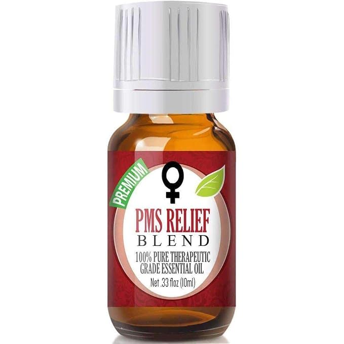 Healing Solutions PMS Relief Blend Essential Oil - 100% Pure Therapeutic Grade, 10ml