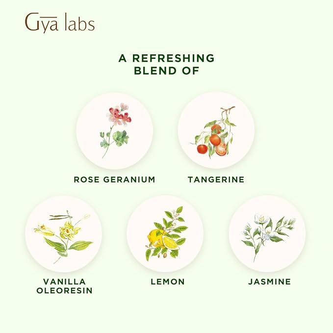 Gya Labs Joy Essential Oil Blend - 100% Pure Natural Undiluted True Joy Essential Oil - Calming & Uplifting (0.34 Fl Oz) (Pack of 3)