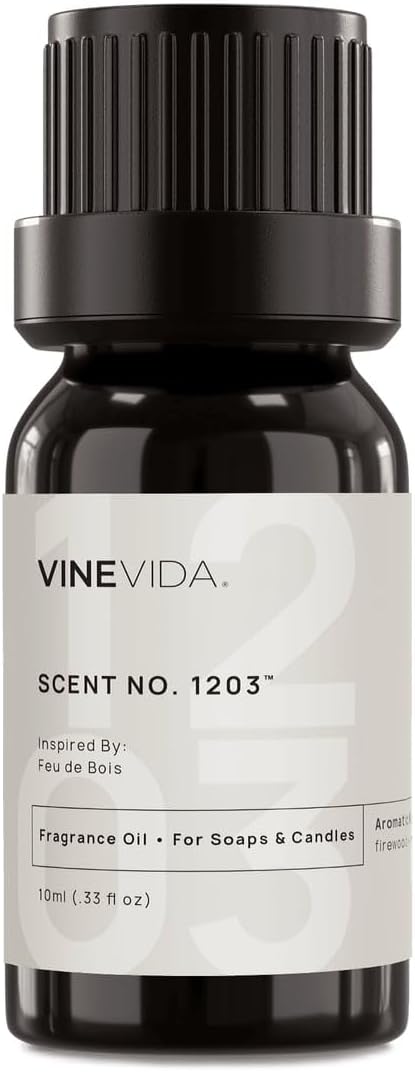 VINEVIDA [0.33oz] Scent No.1203 Fragrance Oil - USA Candle Scents for Candle & Soap Making - Natural Fragrance Oil