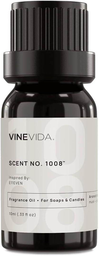 VINEVIDA 0.33oz Scent No.1008 Inspired by E11EVEN Fragrance Oil for Candle & Soap Making - Made in USA Natural Candle Scents