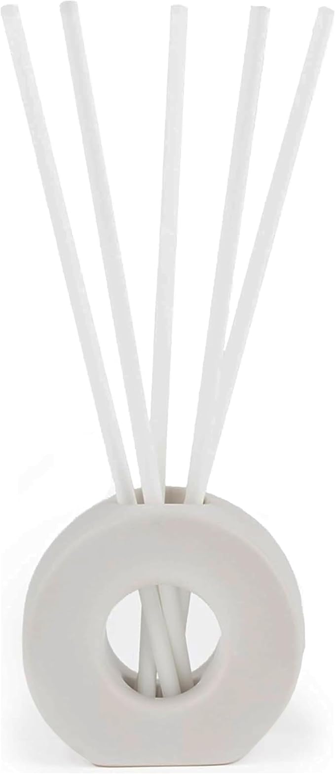 ScentAir Infused Liquidless Diffuser Reeds | Essential Oil Air Freshener Sticks for Home, Bathroom, and Office | Includes 25 Flameless Aromatherapy Reeds and 1 Modern Vase | Lavender Lemon Verbena