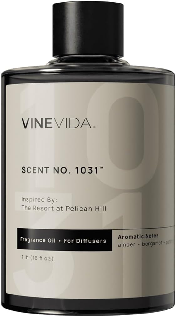 VINEVIDA Scent NO. 1031 Fragrance Oil for Cold Air Diffusers - 16oz (1lb) - Inspired by: The Resort at Pelican Hill Hotel Fragrance Diffuser Oil - Hotel Scents for Home - Diffuser Oil