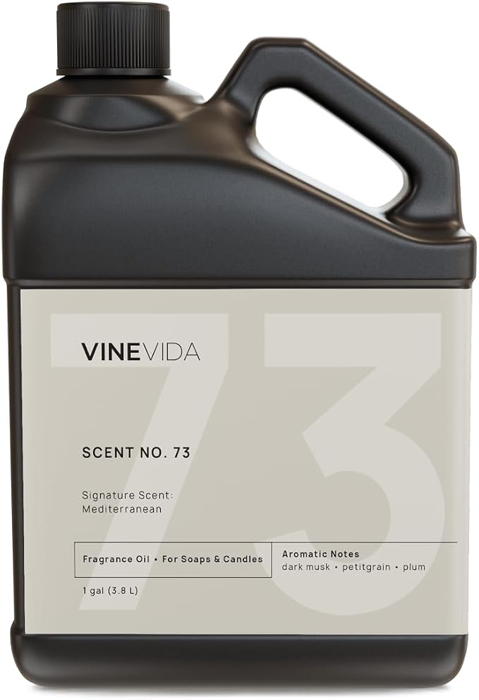 VINEVIDA [128oz] Scent No.73 Fragrance Oil for Candle Making and Soap Making - Premium Candle Scents for Soy Candles
