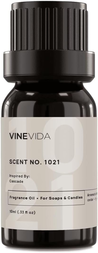 VINEVIDA Scent NO. 1021 Fragrance Oil - 10mL - Inspired by: Cascade Fragrance Oil for Candle Making - Made in USA Candle Scents Scents for Soap Making