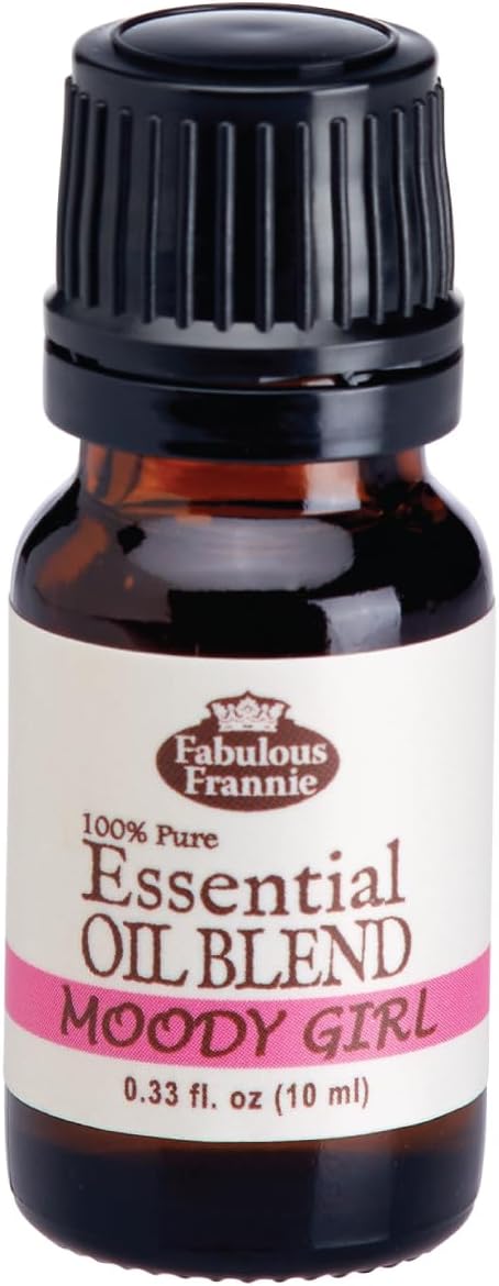 Fabulous Frannie Moody Girl (Formally PMS) Essential Oil Blend 100% Pure, Undiluted Essential Oil Blend Therapeutic Grade - Perfect Blend of Geranium, Lavender, Oregano and Clary 10 ml