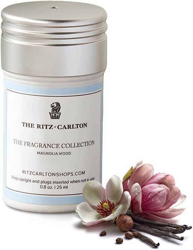 The Ritz-Carlton Room Diffuser Refill - Magnolia Wood - Notes of Citrus, Cloves, Magnolia, Water Lilies, and Patchouli