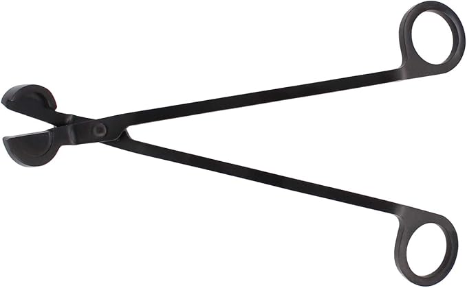 ApplianPar Candle Snuffer Wick Trimmer Cut Stainless Steel Black Clipper Scissor Candle Tool Pack of 3