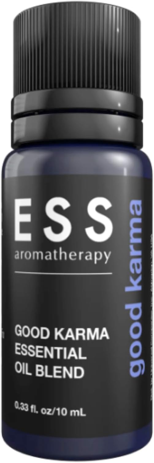 ESS Good Karma Essential Oil Blend for Aromatherapy, Skin Care Products, Hair Care Products, Perfumes, Diffusers -10 mL