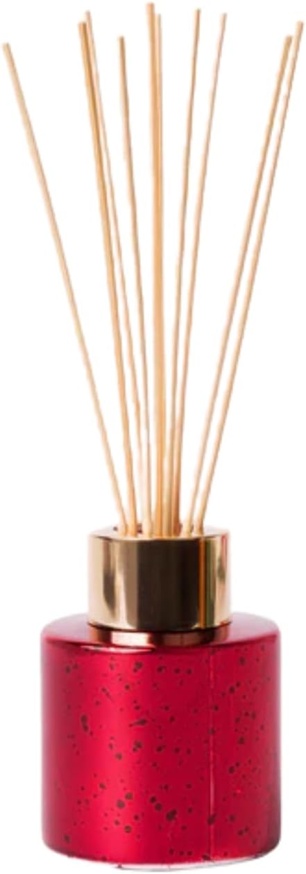 Aromatique Autumn Cherry Mini Reed Diffuser | Home Fragrance Decor Long Lasting Living Room Air Freshener Aromatherapy Deodorizer Oil Notes of Cherry, Apple, Cinnamon, Vanilla, Musk, Amber 1.3oz
