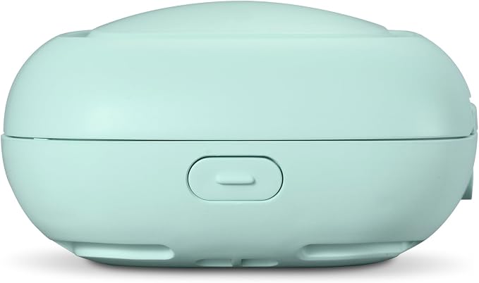 Serene House Pebble, Waterless Portable Aromatherapy Diffuser - Battery-Powered Fan Travel Diffuser, USB-Rechargeable - Quiet Operation, 8-Hour Runtime - Mint Green
