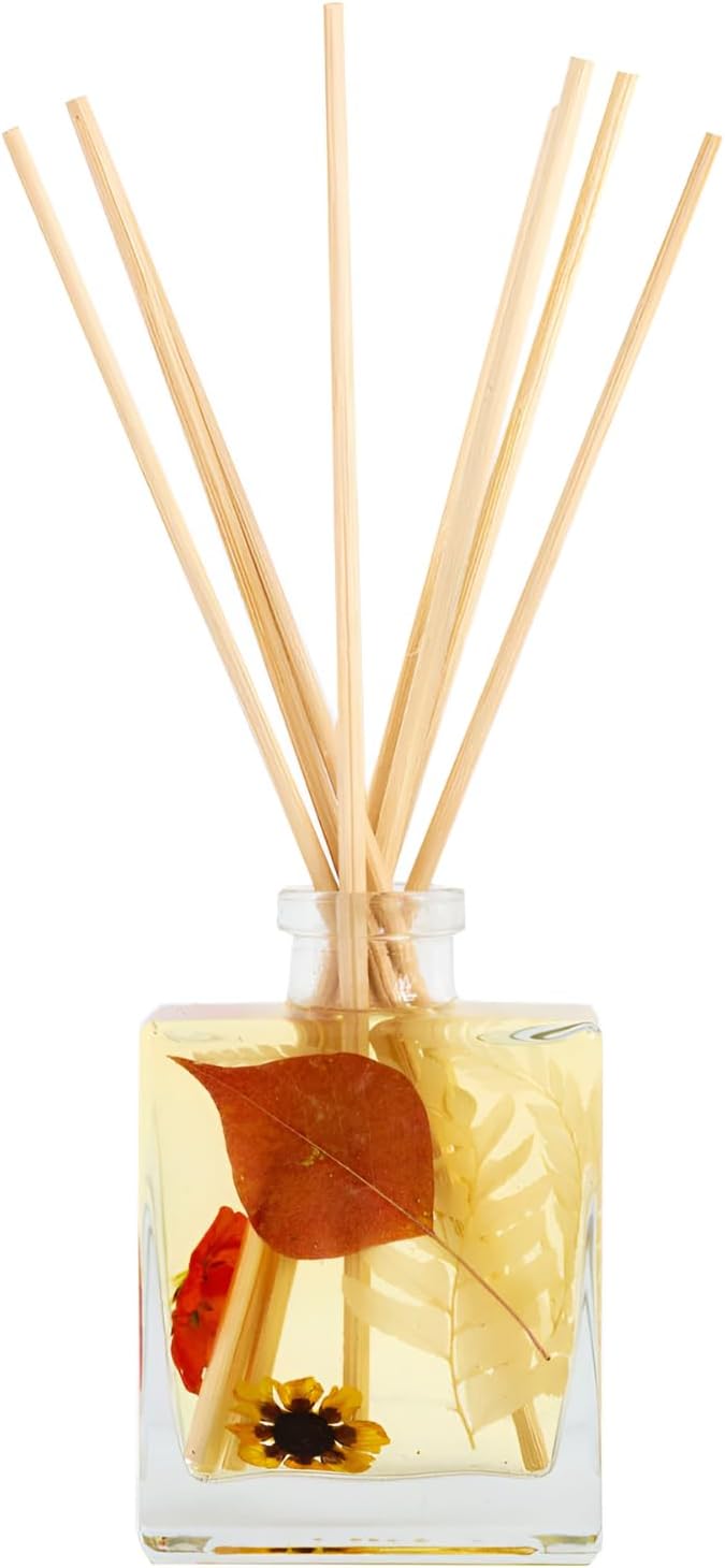 Rosy Rings Honey Tobacco Botanical Reed Diffuser 4oz - Lasts 4-6 Months, Aromatherapy Diffuser, Reed Diffuser Sticks, Diffuser with Botanicals Perfect for Home Decor!