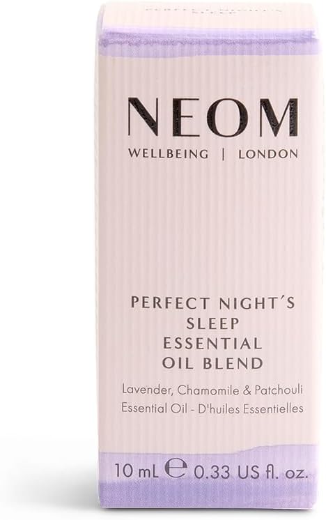 NEOM - Perfect Night's Sleep Essential Oil Blend, 10ml | Lavender, Basil & Jasmine | Scent to Sleep | 100% Natural Fragance