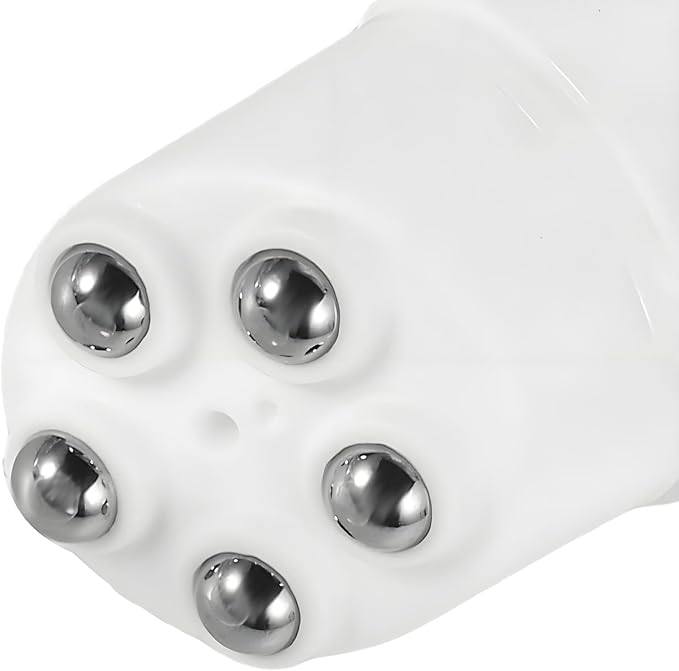Healeved Empty Roller Ball Bottles with Refillable Caps for Slimming and Facial Massage Compact Travel Skincare Tubes for Aromatherapy