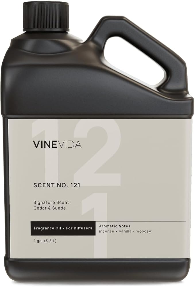 VINEVIDA [128 Oz] Inspired by: Cedar & Suede; Diffuser Oil Refill | Premium Scent Diffuser Oil for Home | Non-Toxic Fragrance