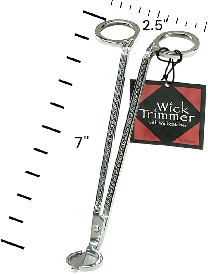 Wickman Stainless Steel Polished Wick Trimmer,Silver