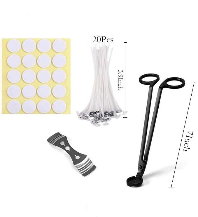 Vidisan Stainless Steel Candle Wick Trimmer Wick Clipper Wick Cutter Scissor -Black