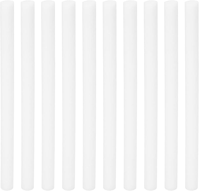 PATIKIL Humidifier Cotton Filter Sticks, 10 Pcs Refill Sticks Filter Wicks Replacement for USB Mini Humidifiers Portable Diffuser (6.3'' x 0.39''), White