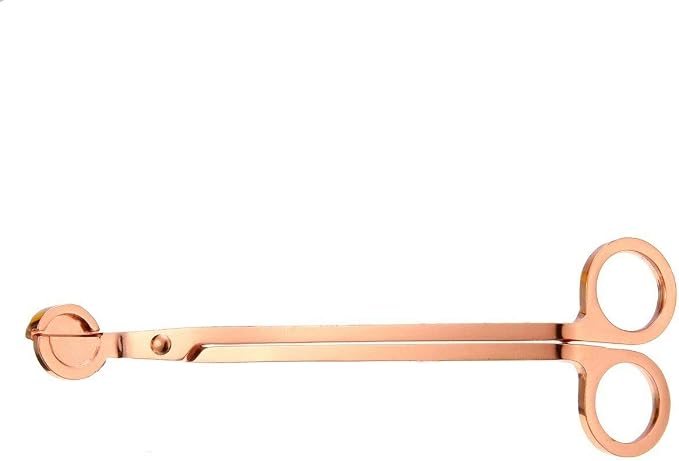 Sinen Candle Wick Trimmer,Wick Clipper Cutter Scissor -Rose Gold