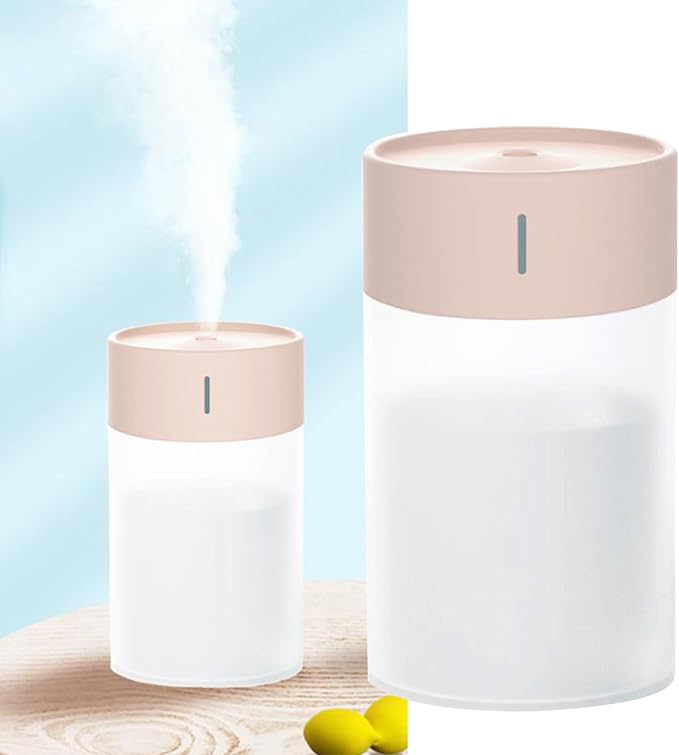 Pssopp Aromatherapy Humidifier, Desktop USB Cool Mist Air Humidifier Essential Oil Diffuser for Bedroom Large Room Office