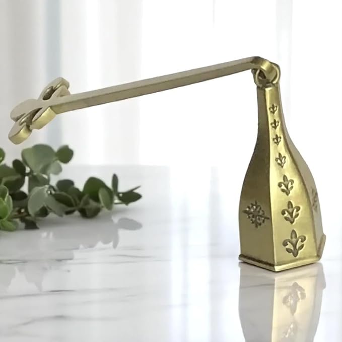 Wickman Candle Snuffer Antique Brass