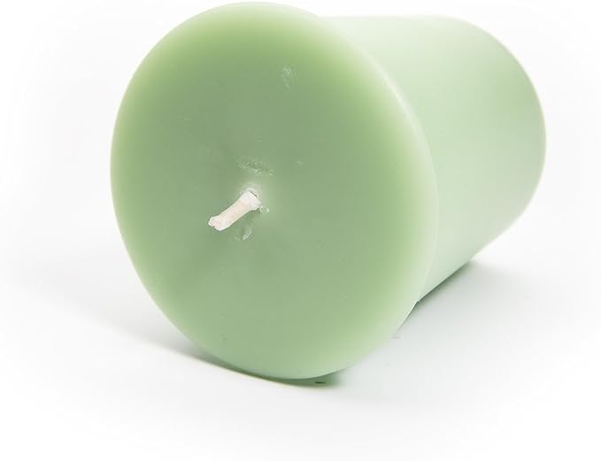 Cucumber Melon Soy Votive Candles - Scented with Natural Fragrance Oils - 6 Green Natural Votive Candle Refills - Fresh & Clean Collection