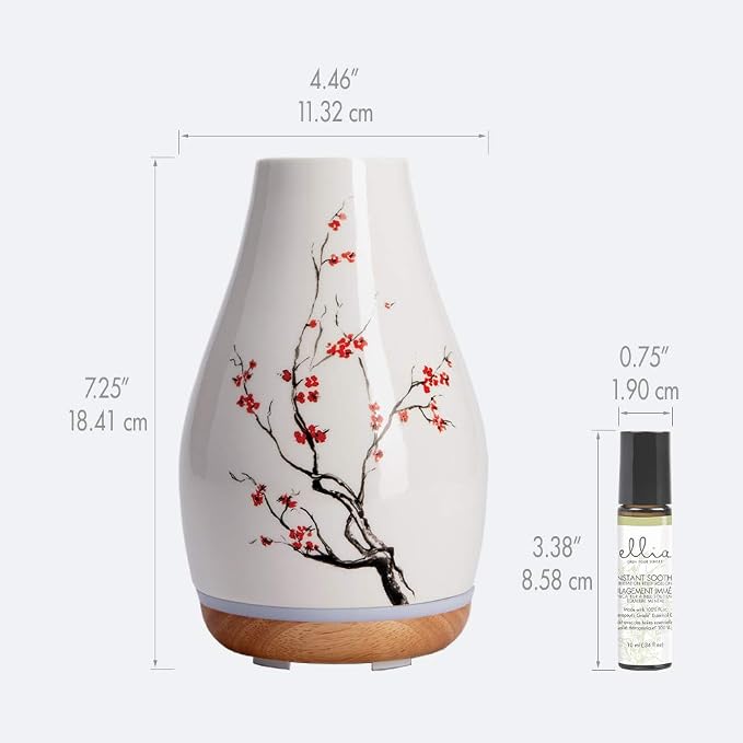 Ellia Essential Oil Roll-On | Instant Soothe Blend| 10ml, 100% Pure, Therapeutic Grade