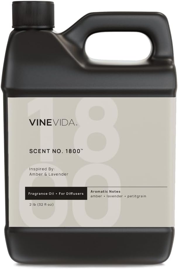 VINEVIDA [32 Oz] Inspired by: Amber & Lavender; Diffuser Oil Refill | Premium Scent Diffuser Oil for Home | Non-Toxic Fragrance