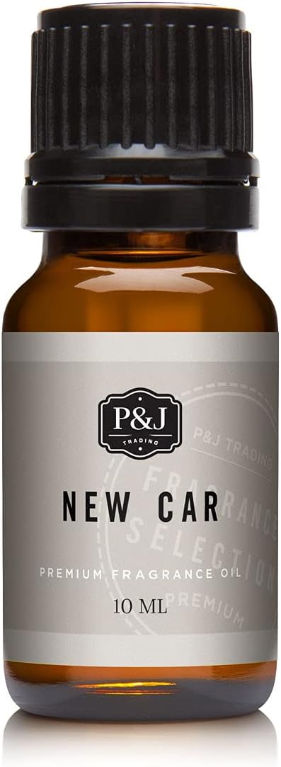 P&J Trading Fragrance Oil for Diffusers for Home - New Car 10ml Fragrance Scents for Candle Making - Soap Making Supplies & Car Diffuser Scents
