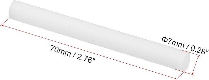 PATIKIL Humidifier Cotton Filter Sticks, 20 Pcs Refill Sticks Filter Wicks Replacement for USB Mini Humidifiers Portable Diffuser (2.76'' x 0.28''), White