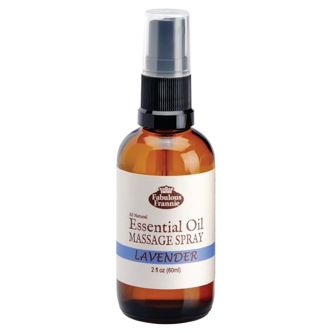 Fabulous Frannie Lavender Bulgarian Massage Spritz Pure & Natural Carrier Oils 2oz