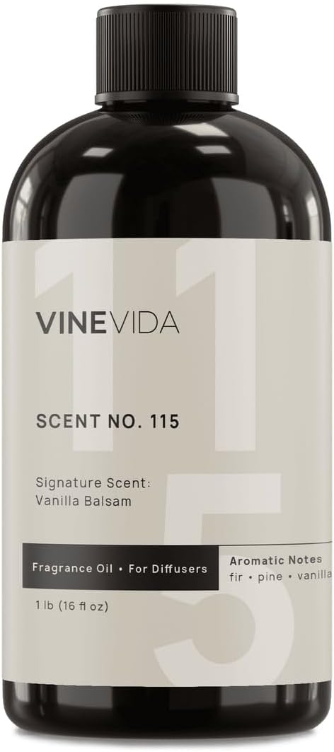 VINEVIDA [16 Oz] Inspired by: Vanilla Balsam; Diffuser Oil Refill | Premium Scent Diffuser Oil for Home | Non-Toxic Fragrance