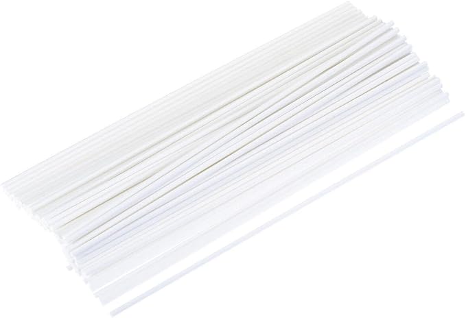 Urban Naturals Reed Diffuser Sticks 10 Inch White Fiber, 50 Count, High Absorbency for Aroma Diffuser Refill, Home Use
