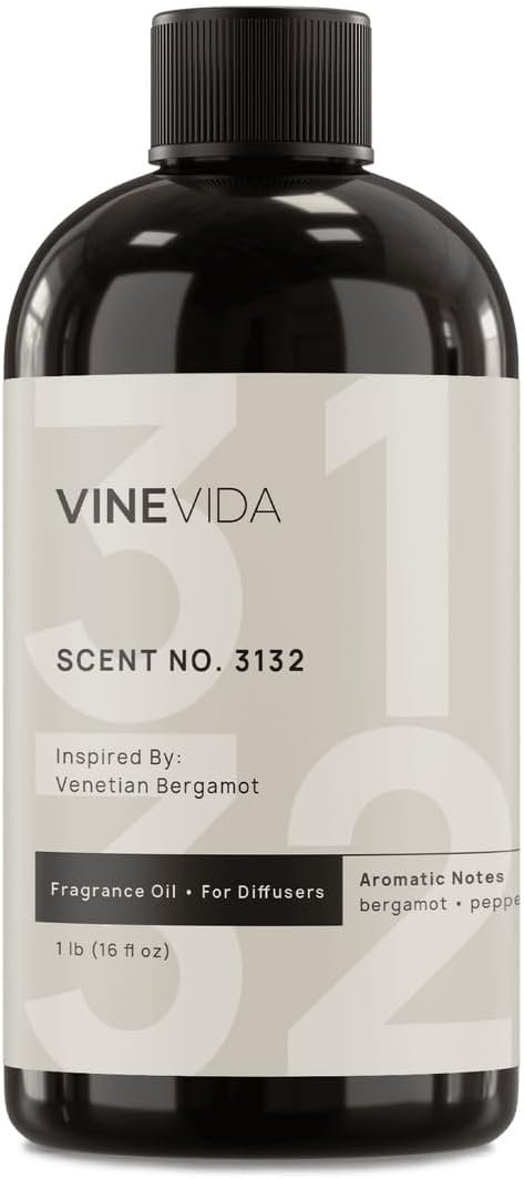 VINEVIDA [16 Oz] Inspired by: Venetian Bergamot; Diffuser Oil Refill | Premium Scent Diffuser Oil for Home | Non-Toxic Fragrance