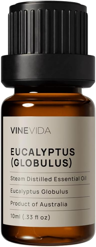 VINEVIDA Eucalyptus Essential Oil - 10 mL Undiluted - DIY Candle Scents - Safe for Skin