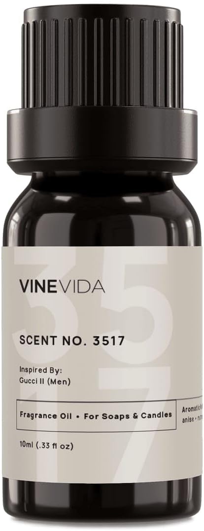 VINEVIDA Scent NO. 3517 Fragrance Oil - 10mL - Fragrance Oil for Candle Making - Made in USA Candle Scents Scents for Soap Making
