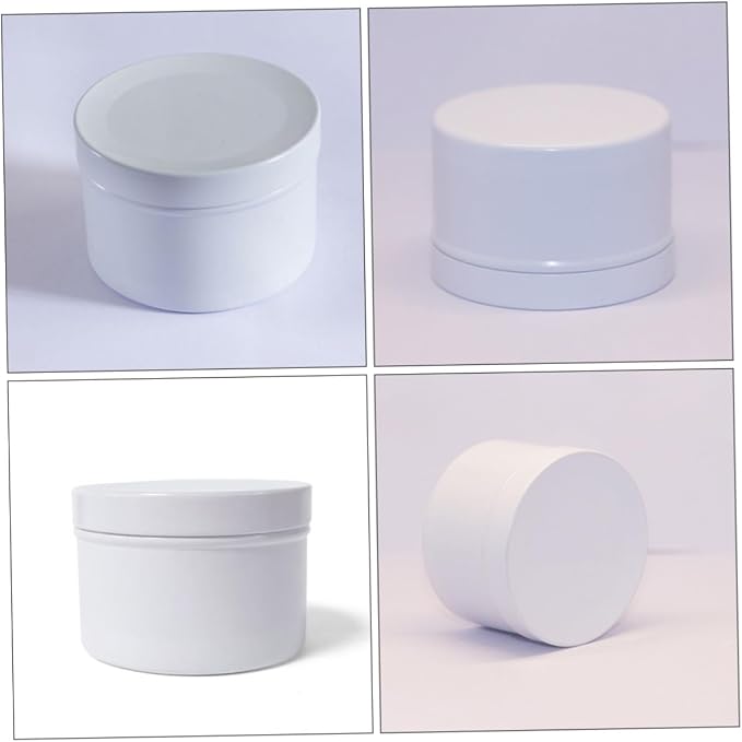 CORHAD 4pcs Aluminum Alloy Candle Jars Scented Candle Containers for Aromatherapy Portable Storage for and Other Items