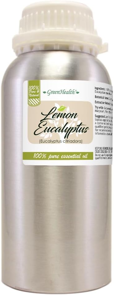 GreenHealth Lemon Eucalyptus Essential Oil - 16 fl oz - Aluminum Bottle