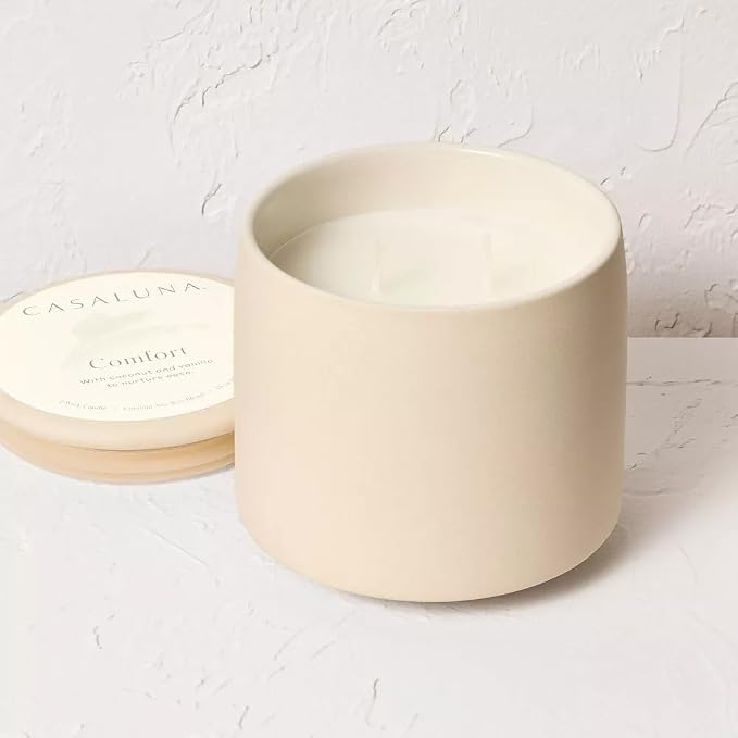 Casalunas 2 Wick Lidded Jar Candle (15oz, Comfort)